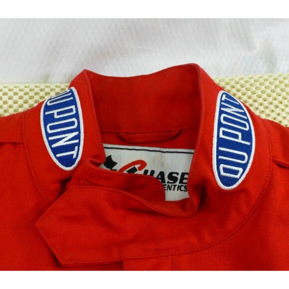 Jeff Gordon 24 DuPont Racing Jacket XL Chase Authentics 100% Cotton NASCAR Red/M - Picture 11 of 16